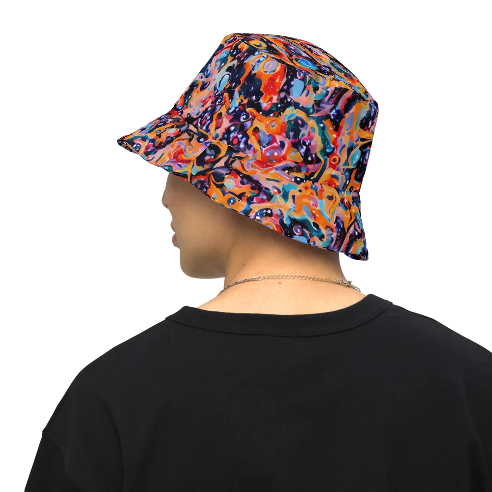 Molten Voltage on Reversible Bucket Hat — Back Inside
