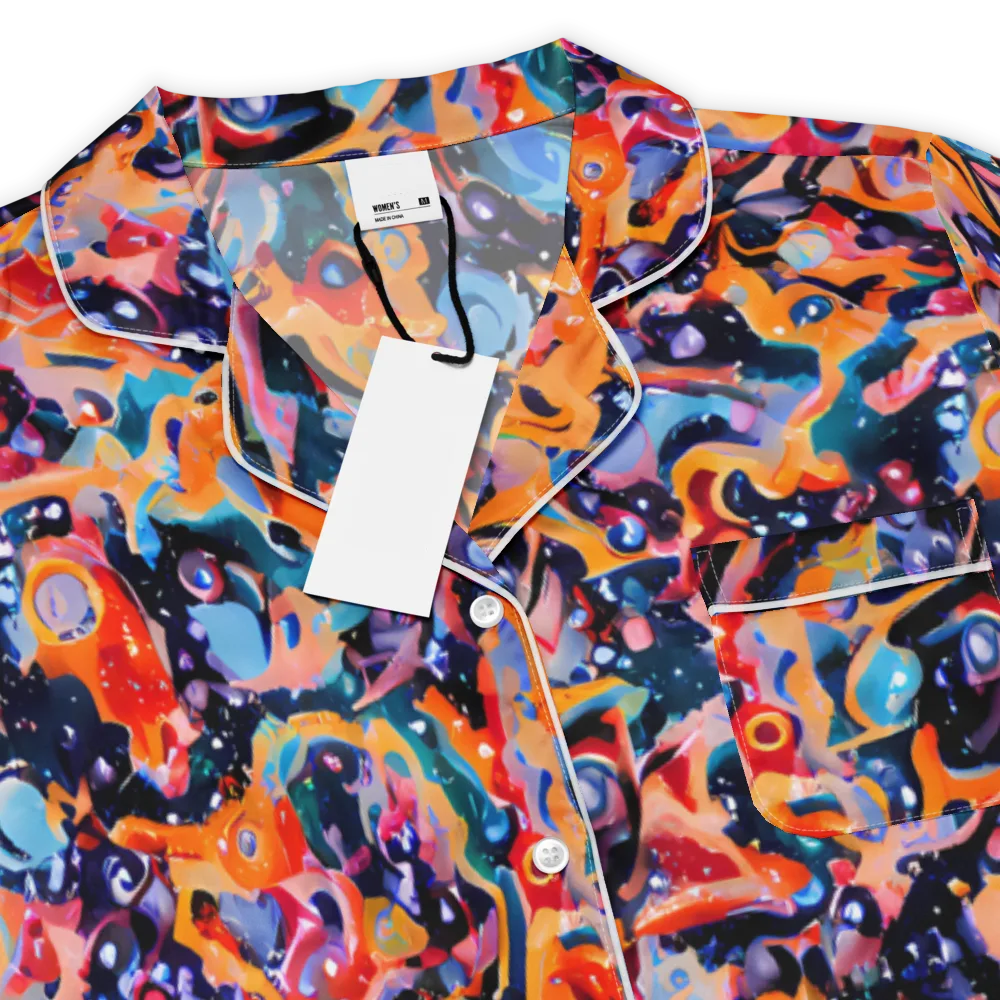 Molten Voltage on Women's Short Sleeve Pajama Top — Product details