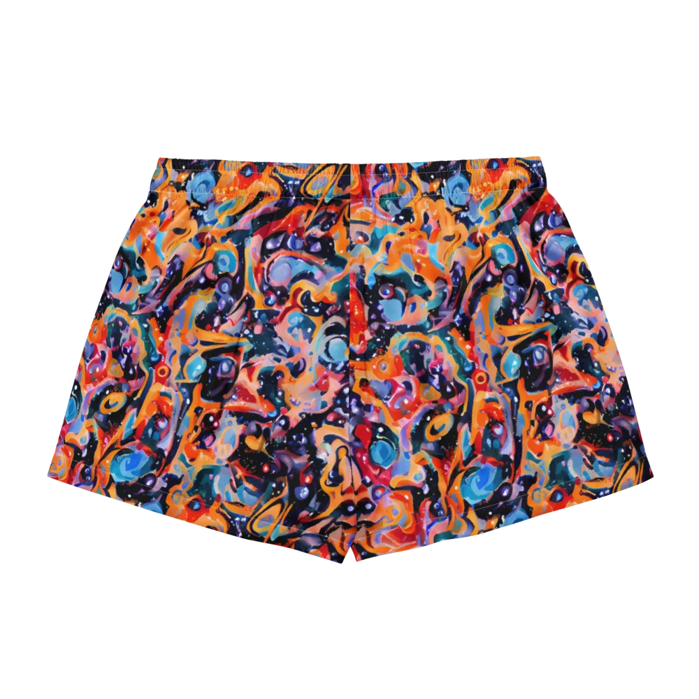 Molten Voltage on Women's Pajama Shorts — Back