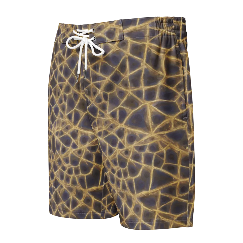 Gilded Labyrinth on Men's Board Shorts — Front