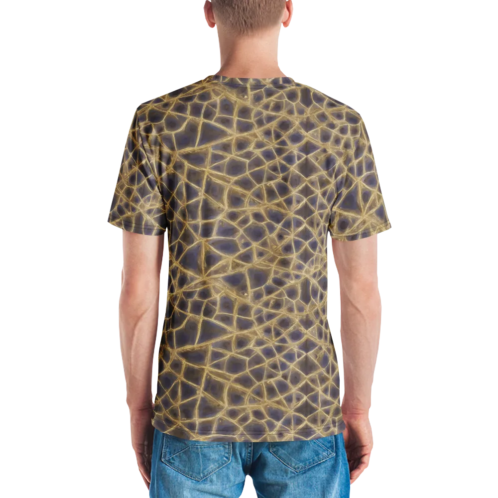 Gilded Labyrinth on Men's Crew Neck T-Shirt — Back