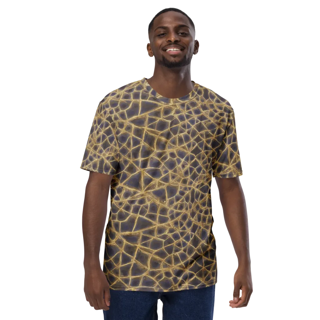 Gilded Labyrinth on Men's Crew Neck T-Shirt — Front