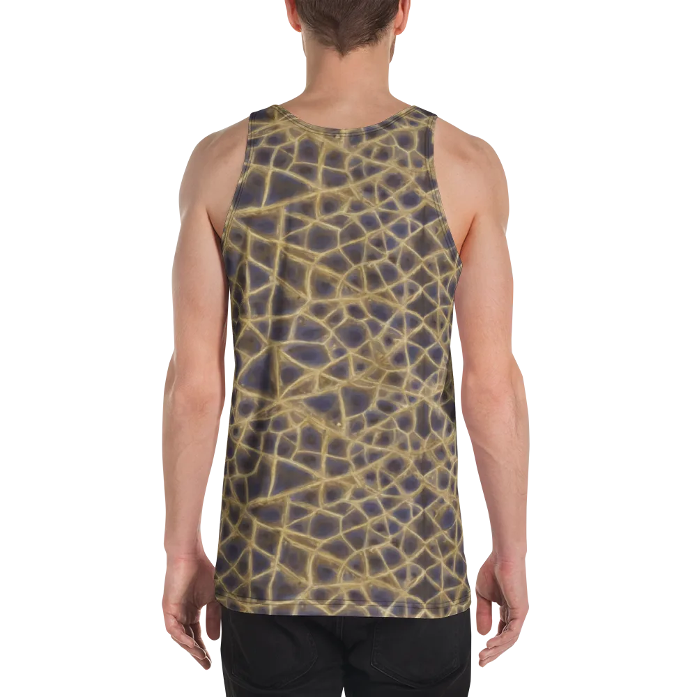 Gilded Labyrinth on Men's Tank Top — Back