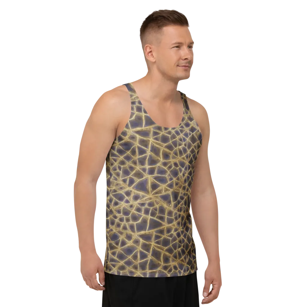 Gilded Labyrinth on Men's Tank Top — Right Front