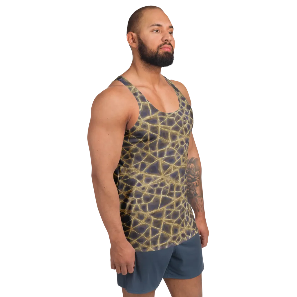 Gilded Labyrinth on Men's Tank Top — Right Front