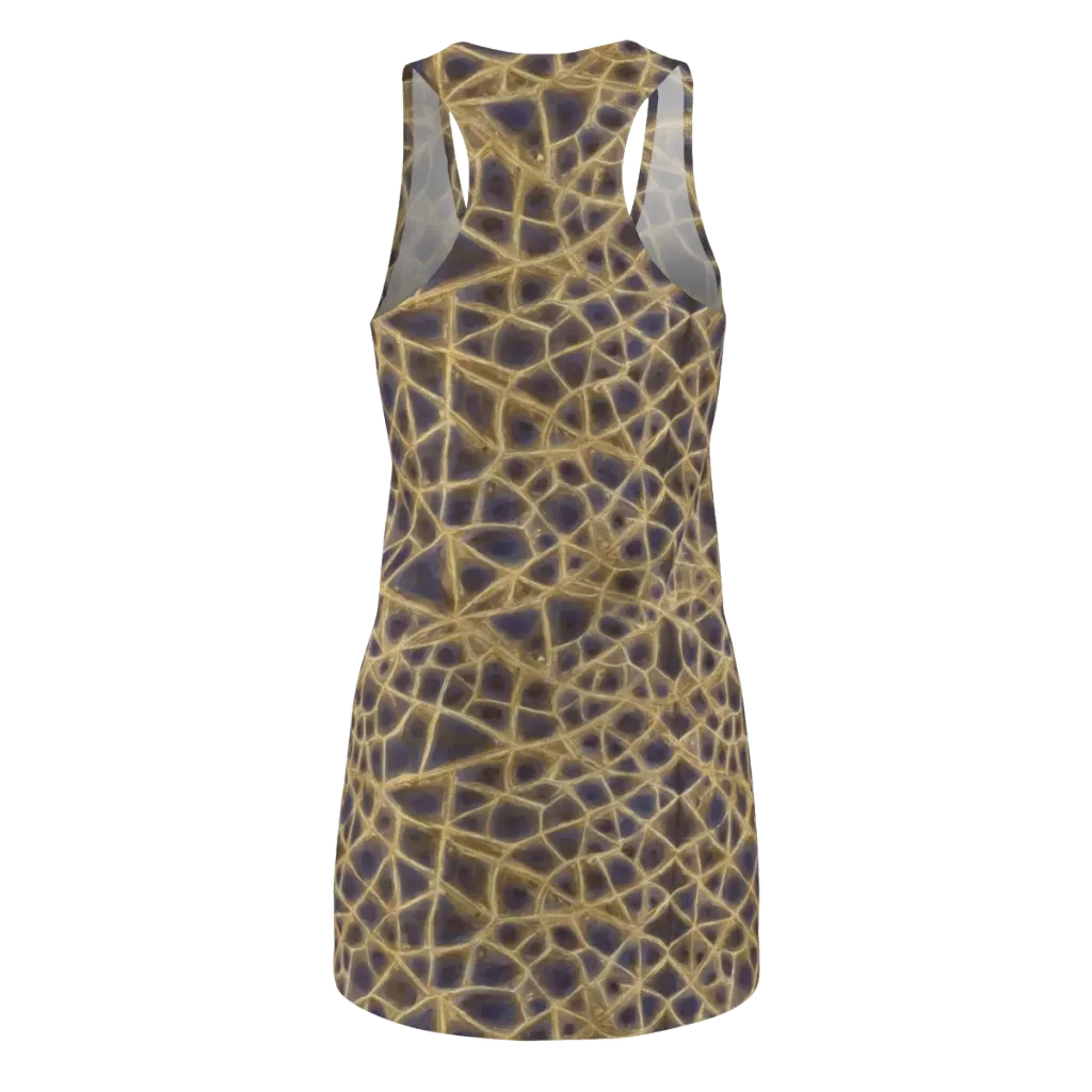 Gilded Labyrinth on Racerback Dress — Back