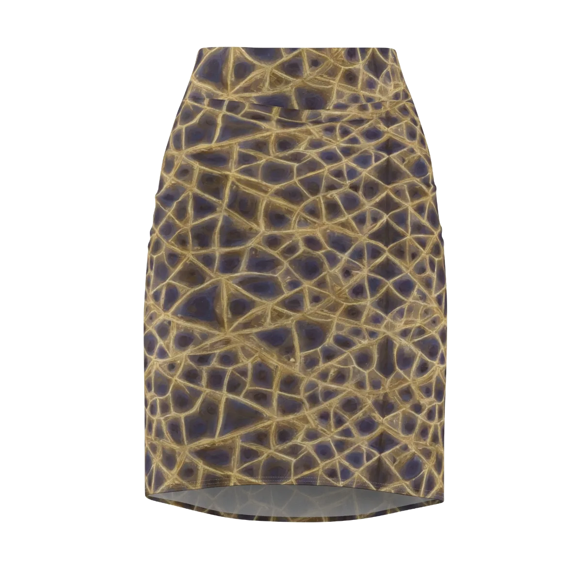 Gilded Labyrinth on Pencil Skirt — Front
