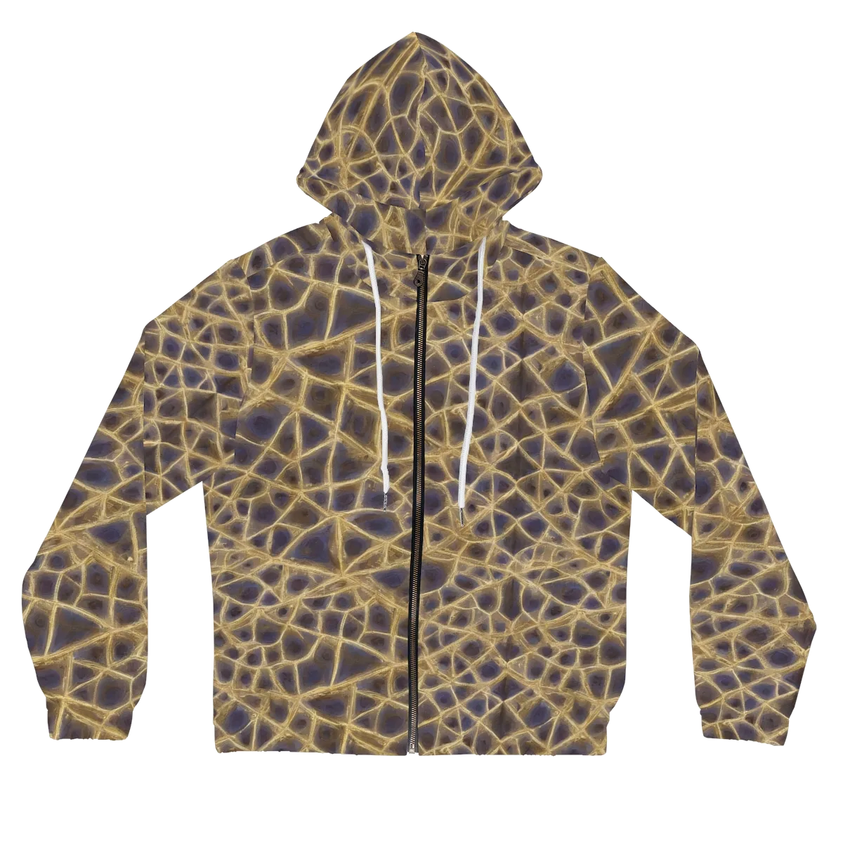 Gilded Labyrinth on Women's Full-Zip Hoodie — Front