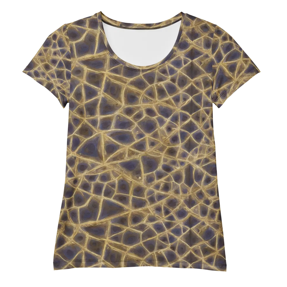 Gilded Labyrinth on Women's Athletic T-Shirt — Front