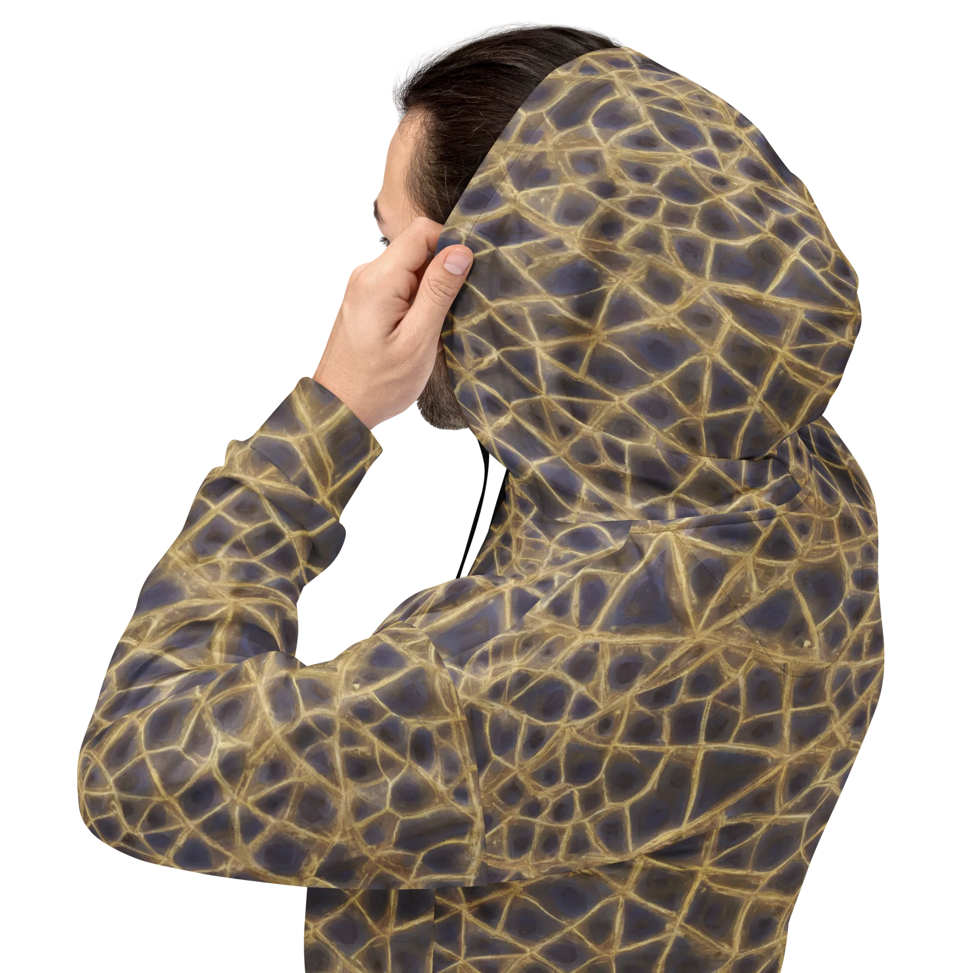 Gilded Labyrinth on Hoodie — Back