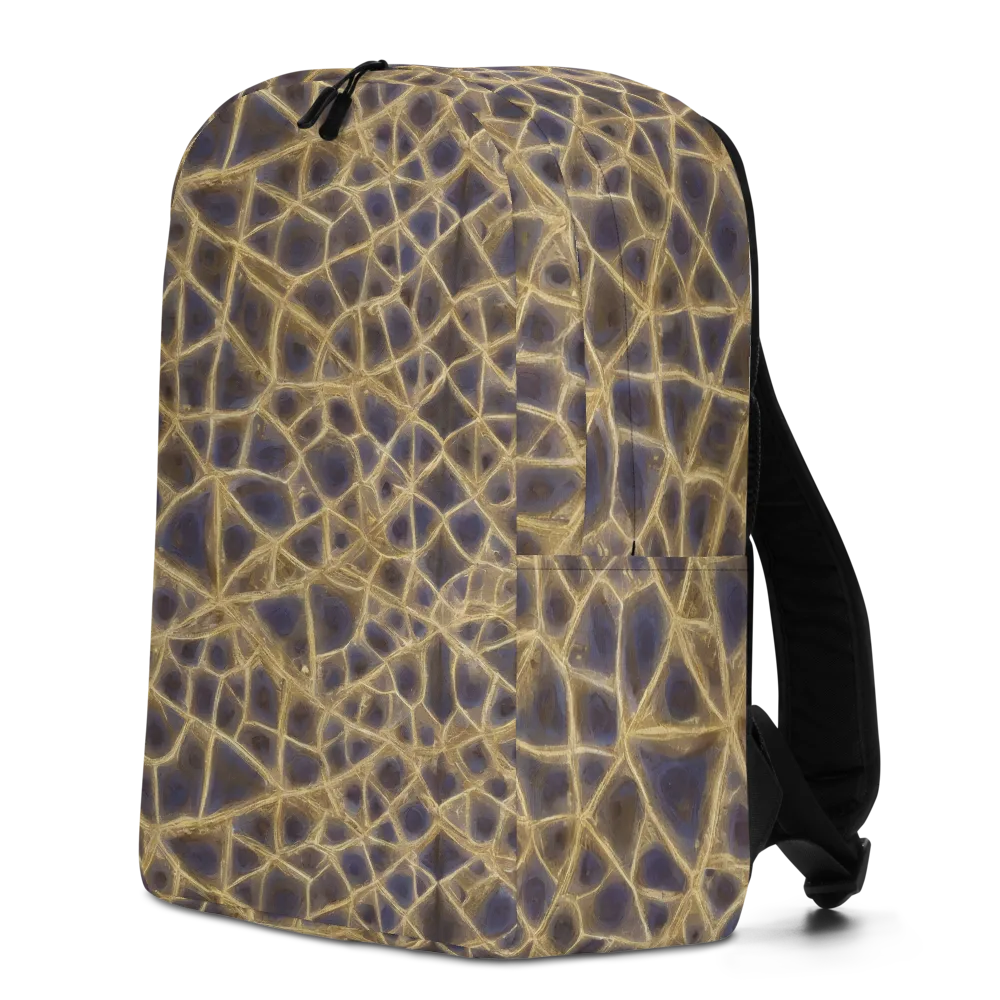 Gilded Labyrinth on Minimalist Backpack — Left