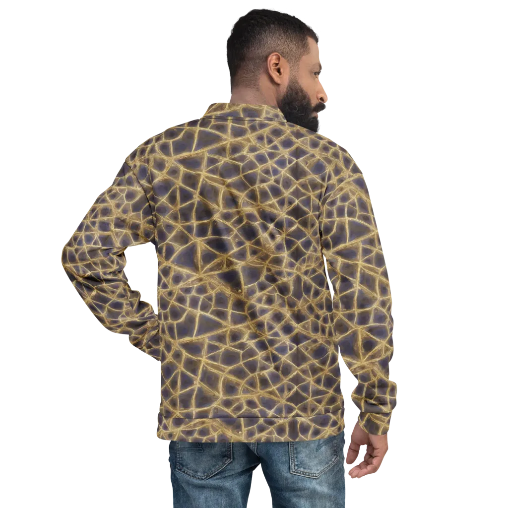 Gilded Labyrinth on Bomber Jacket — Back