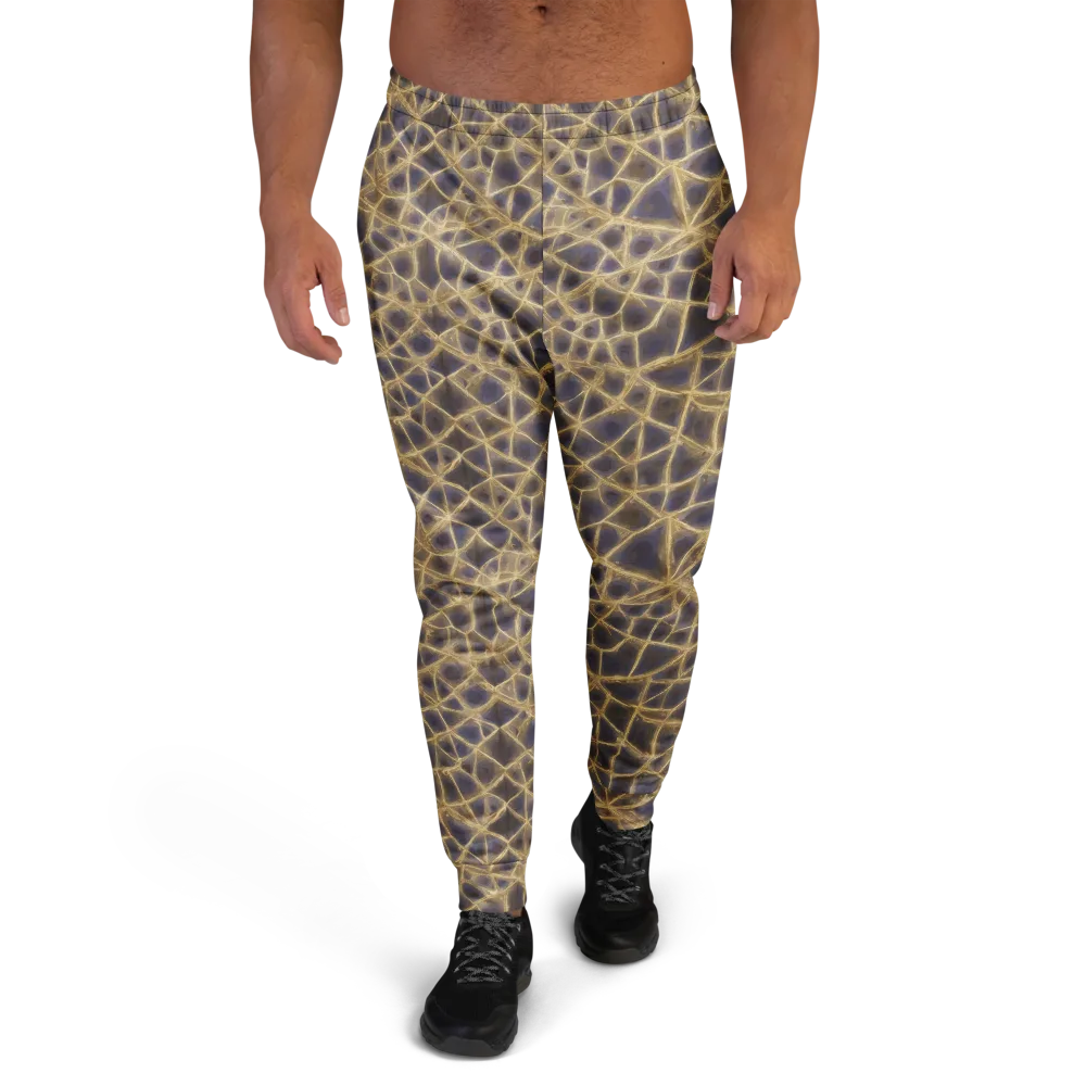 Gilded Labyrinth on Men's Joggers — Front