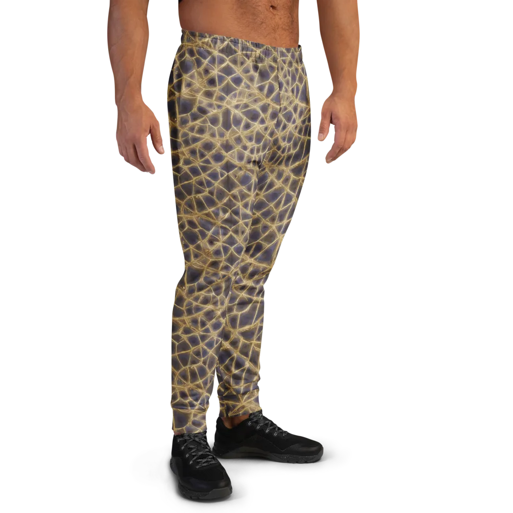 Gilded Labyrinth on Men's Joggers — Right