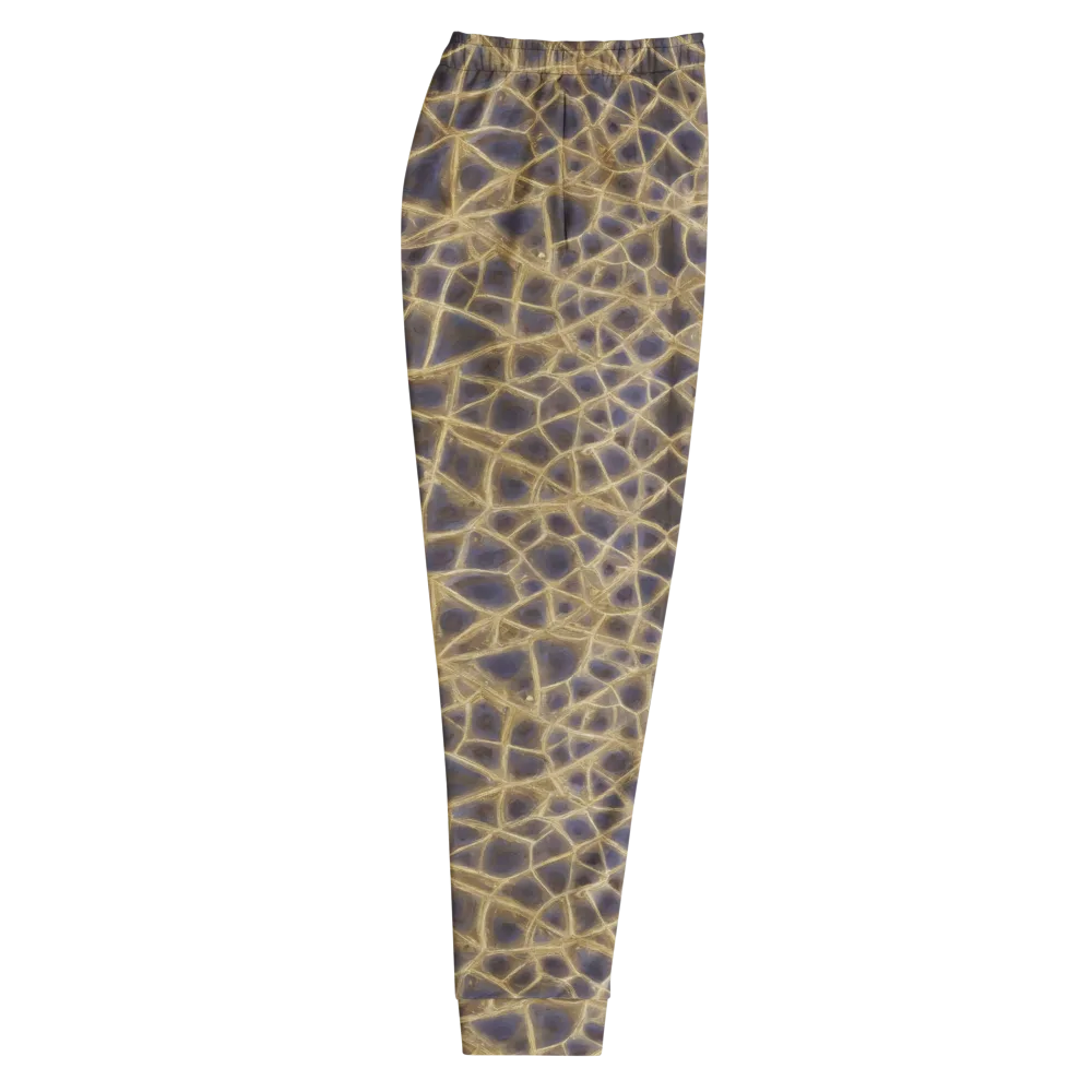 Gilded Labyrinth on Men's Joggers — Right