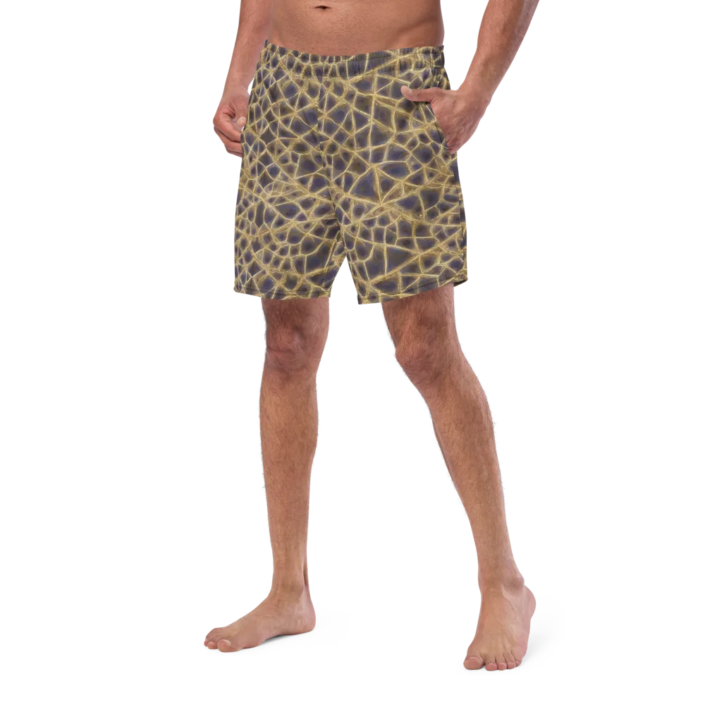 Gilded Labyrinth on Swim Trunks — Left Front