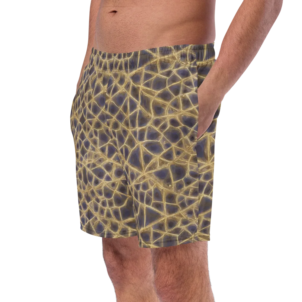 Gilded Labyrinth on Swim Trunks — Left Front