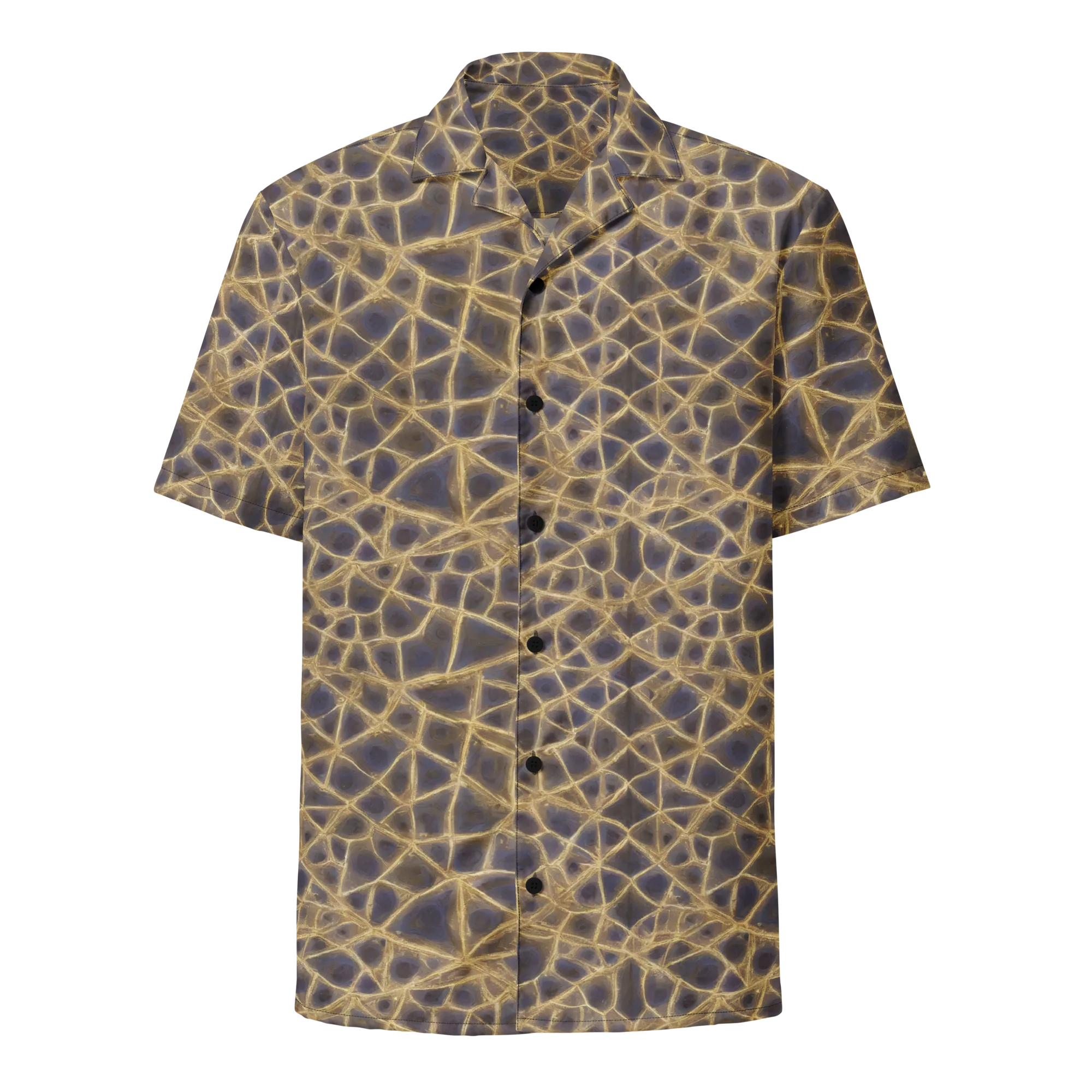 Gilded Labyrinth on Button Shirt — Front
