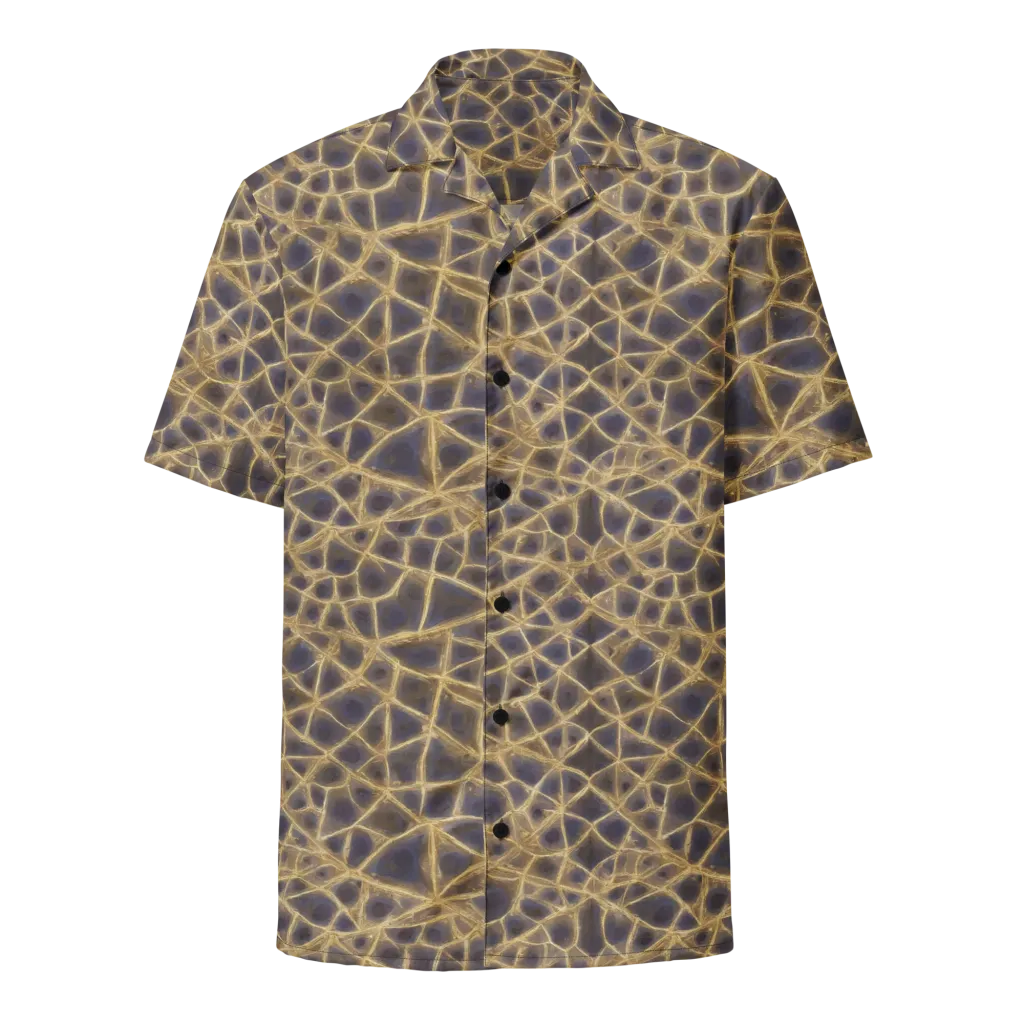 Gilded Labyrinth on Button Shirt — Front