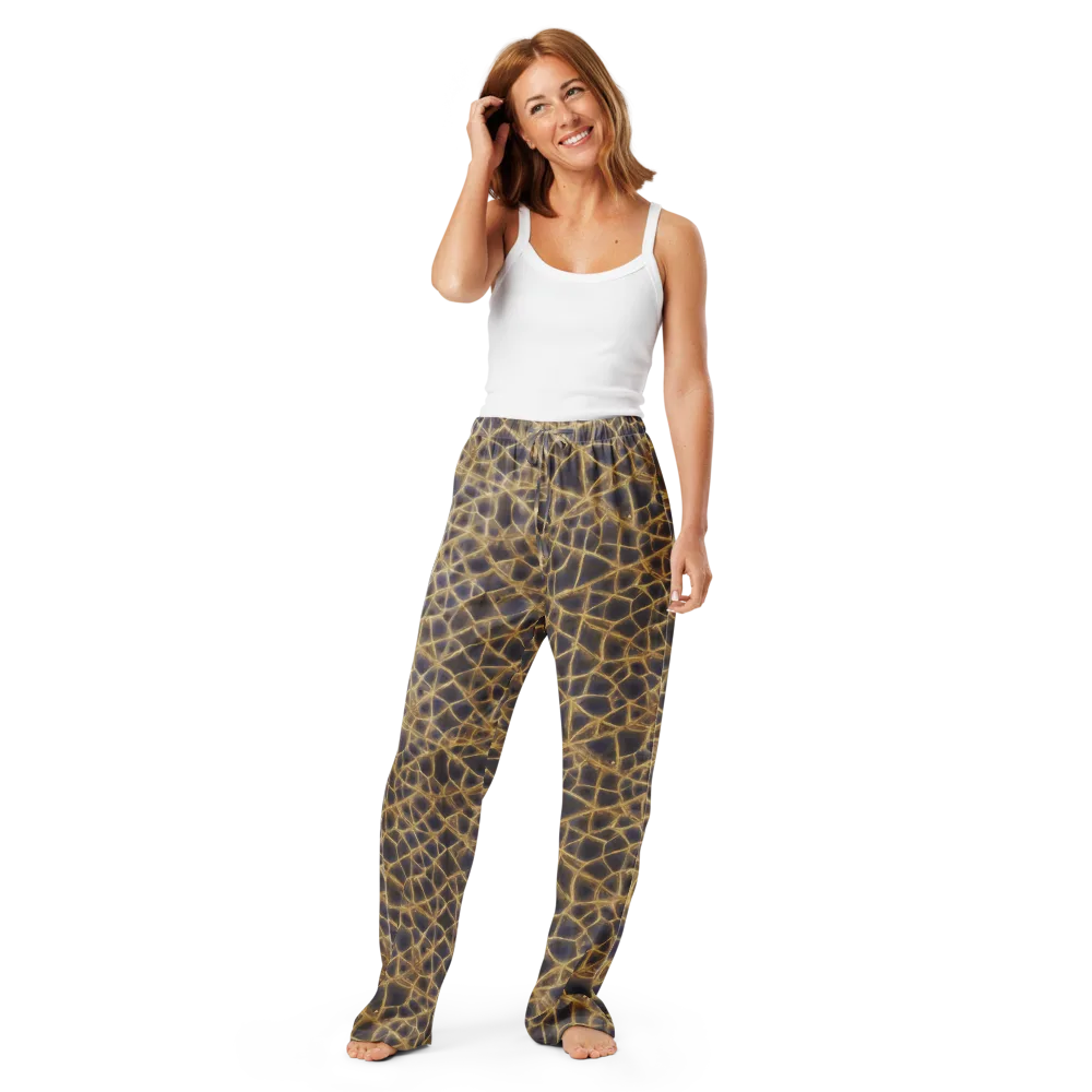 Gilded Labyrinth on Women's Pajama Pants — Front