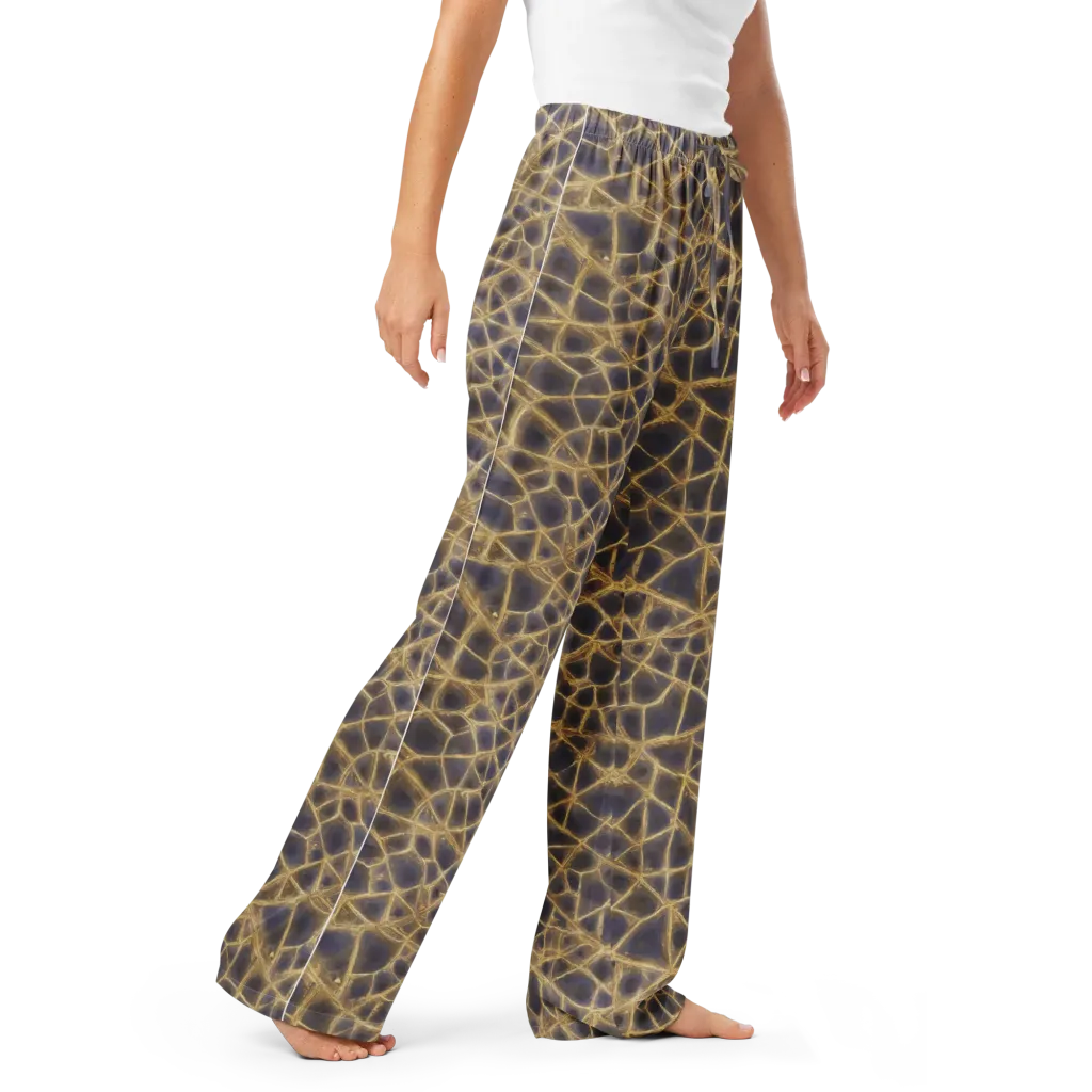 Gilded Labyrinth on Women's Pajama Pants — Right Front