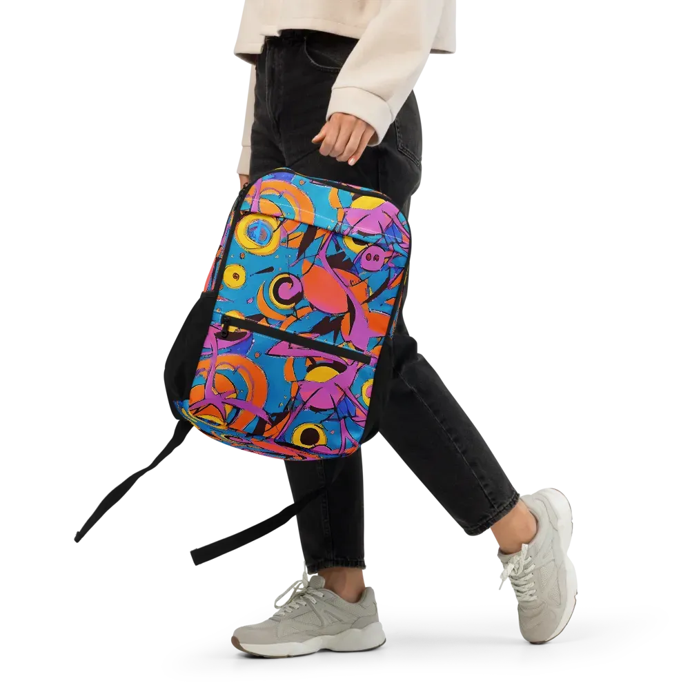Hypercolor Maze on Utility Backpack — Front