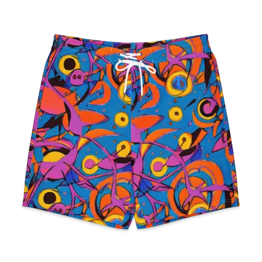 Hypercolor Maze on a Men's Board Shorts