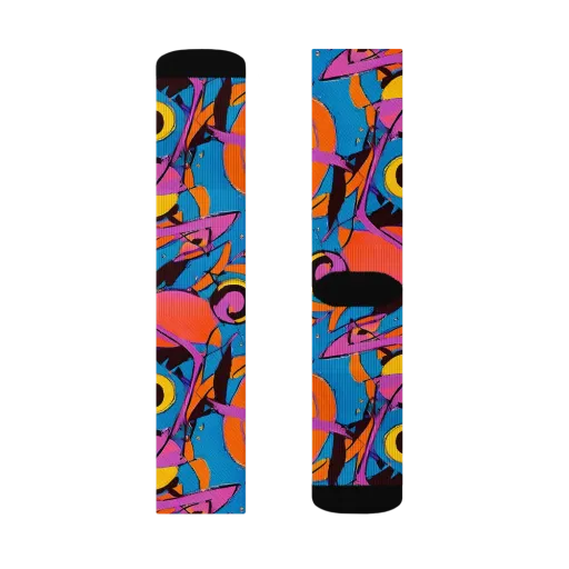 Hypercolor Maze on a Socks