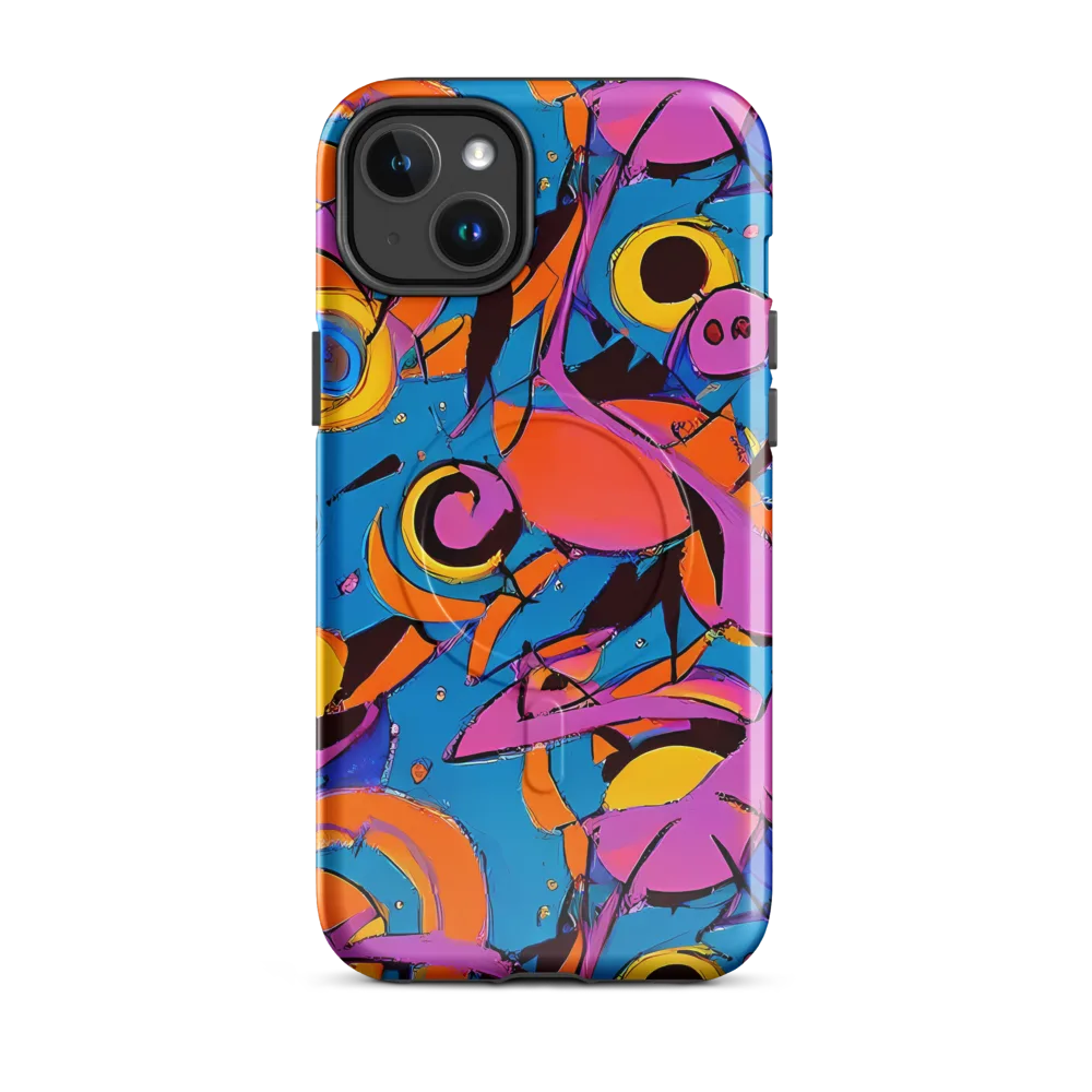 Hypercolor Maze on MagSafe Tough Case for iPhone® — Front