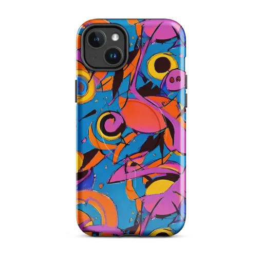 Hypercolor Maze on a MagSafe Tough Case for iPhone®