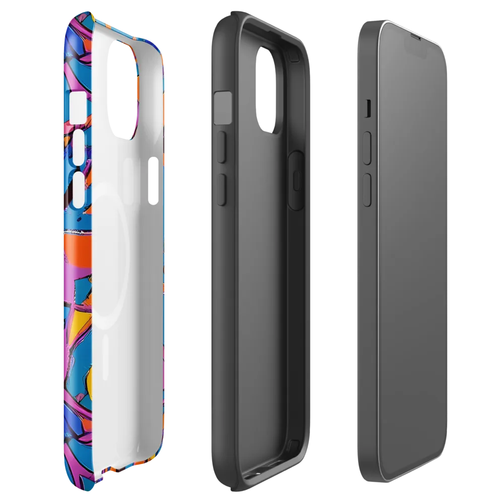 Hypercolor Maze on MagSafe Tough Case for iPhone® — Front