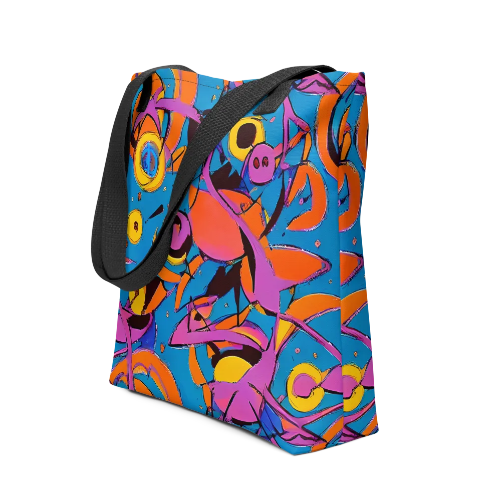 Hypercolor Maze on Tote Bag — Front