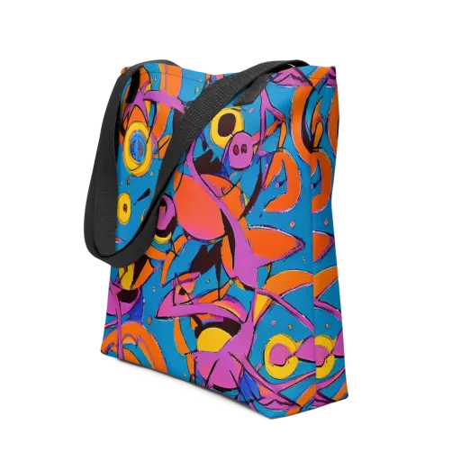 Hypercolor Maze on a Tote Bag