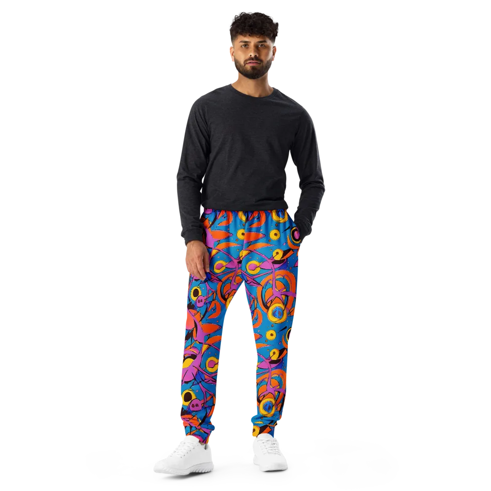 Hypercolor Maze on Men's Joggers — Front