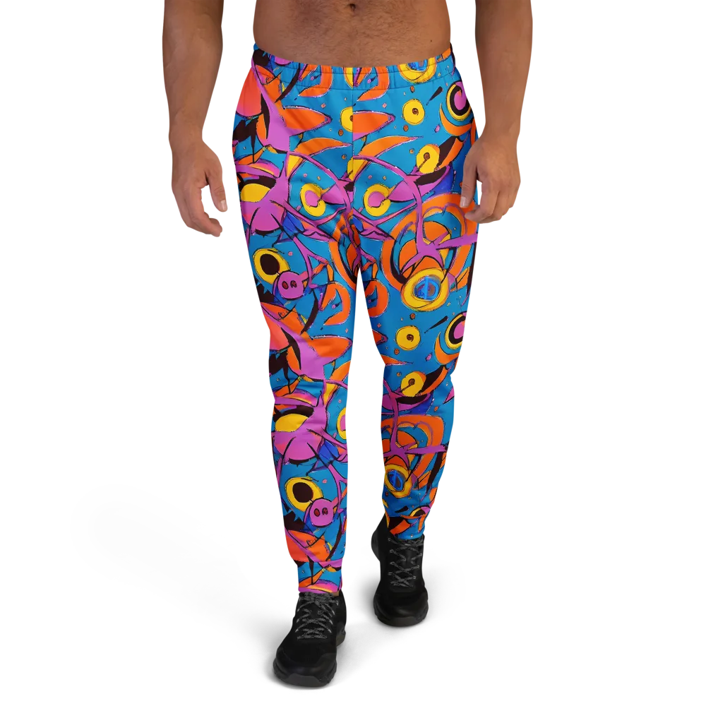 Hypercolor Maze on Men's Joggers — Front