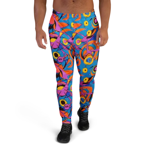 Hypercolor Maze on a Men's Joggers