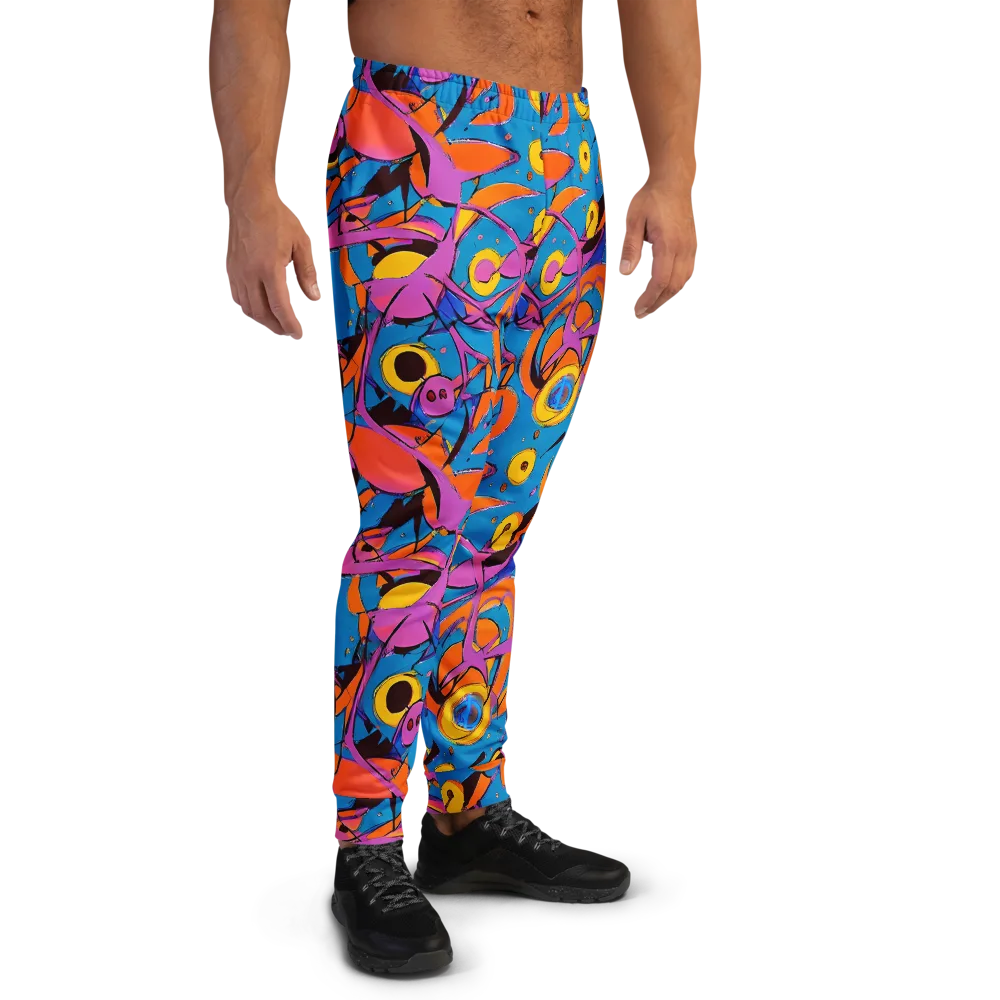 Hypercolor Maze on Men's Joggers — Right