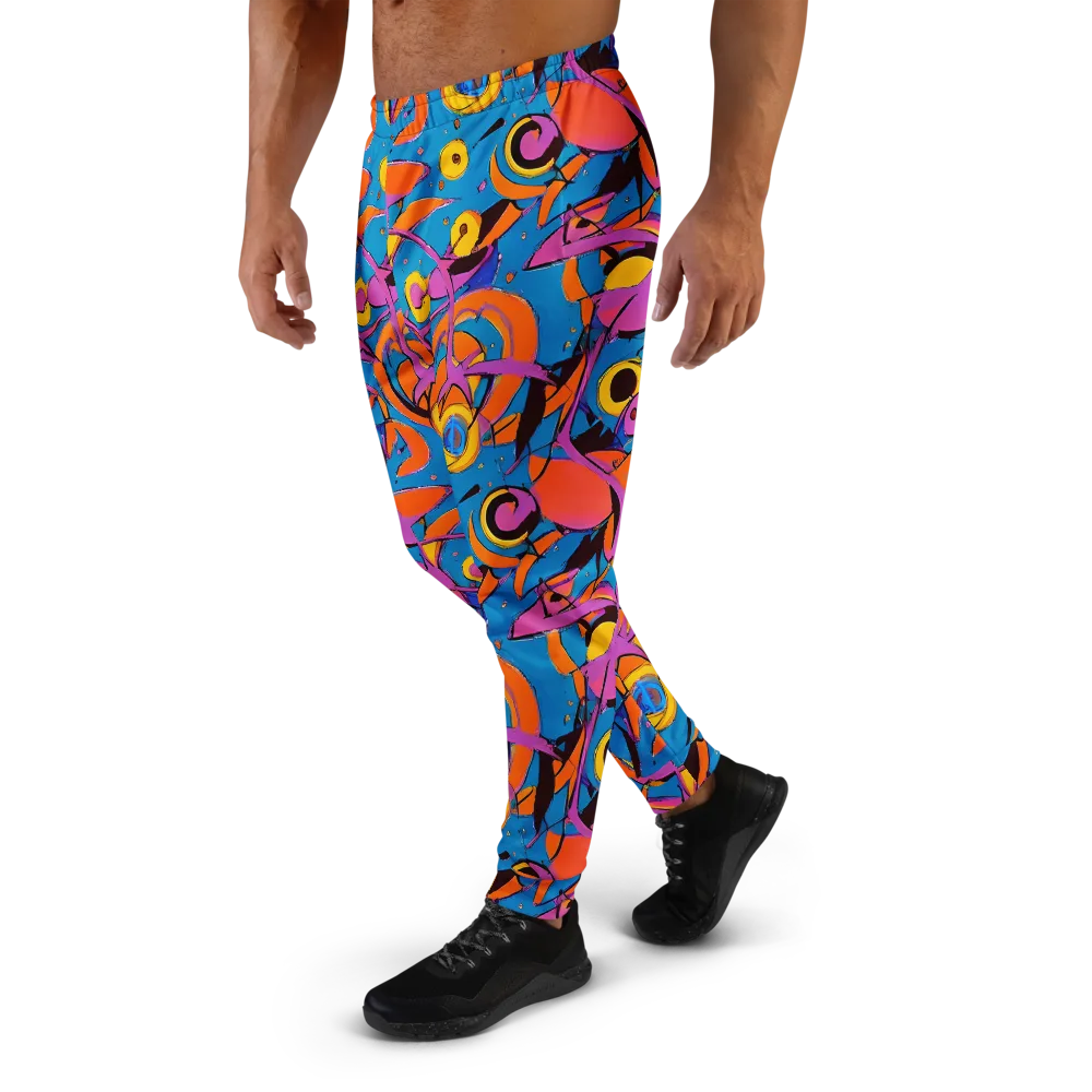 Hypercolor Maze on Men's Joggers — Left