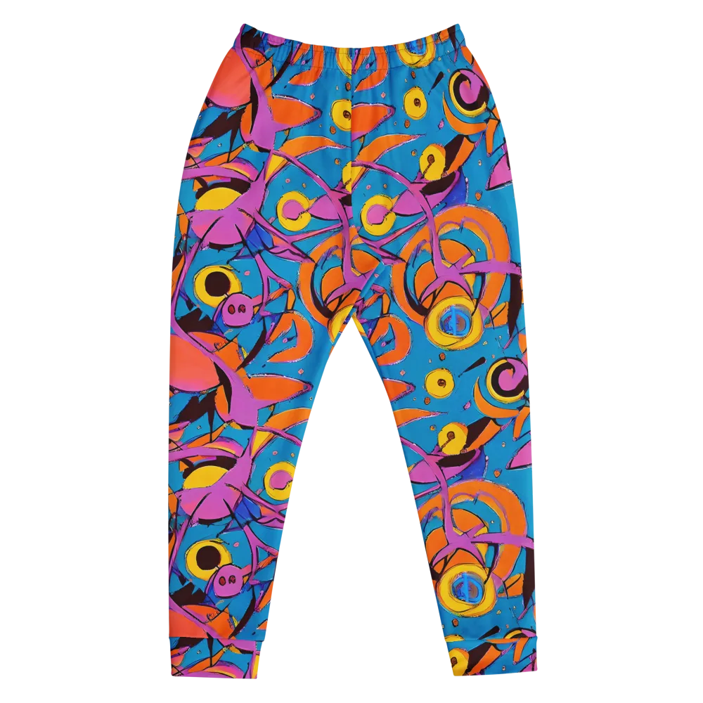 Hypercolor Maze on Men's Joggers — Front