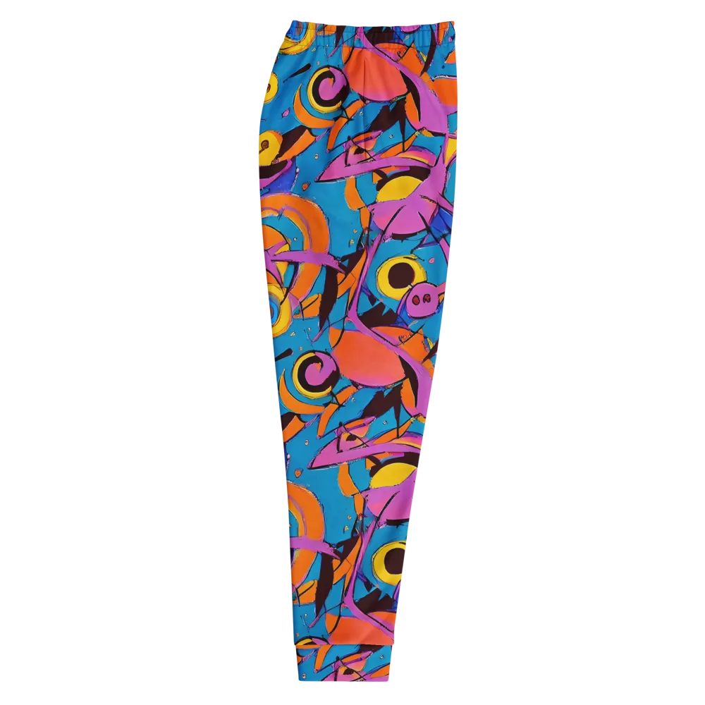 Hypercolor Maze on Men's Joggers — Right