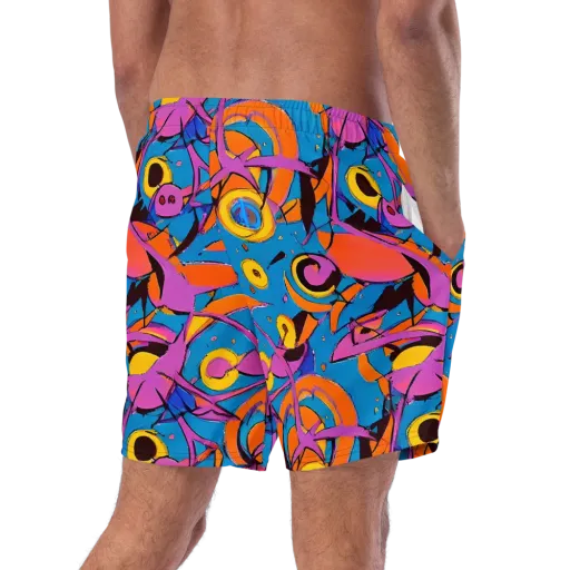 Hypercolor Maze on a Swim Trunks