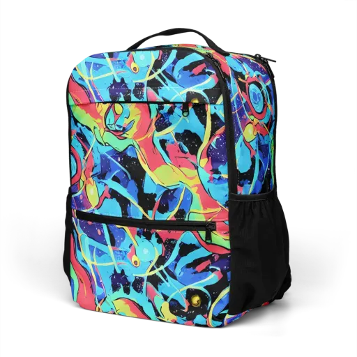 Aqua Mayhem on a Utility Backpack