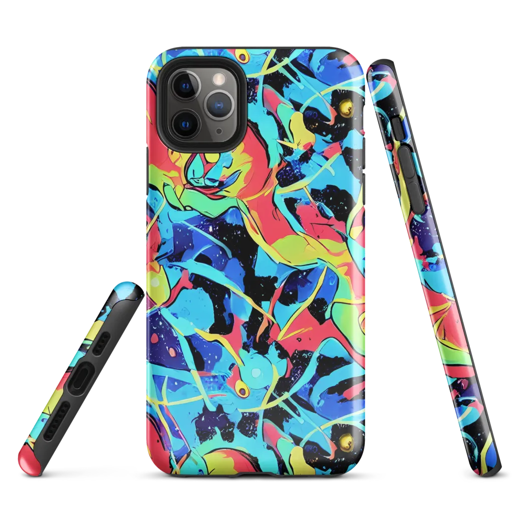 Aqua Mayhem on Tough Case for iPhone® — Front
