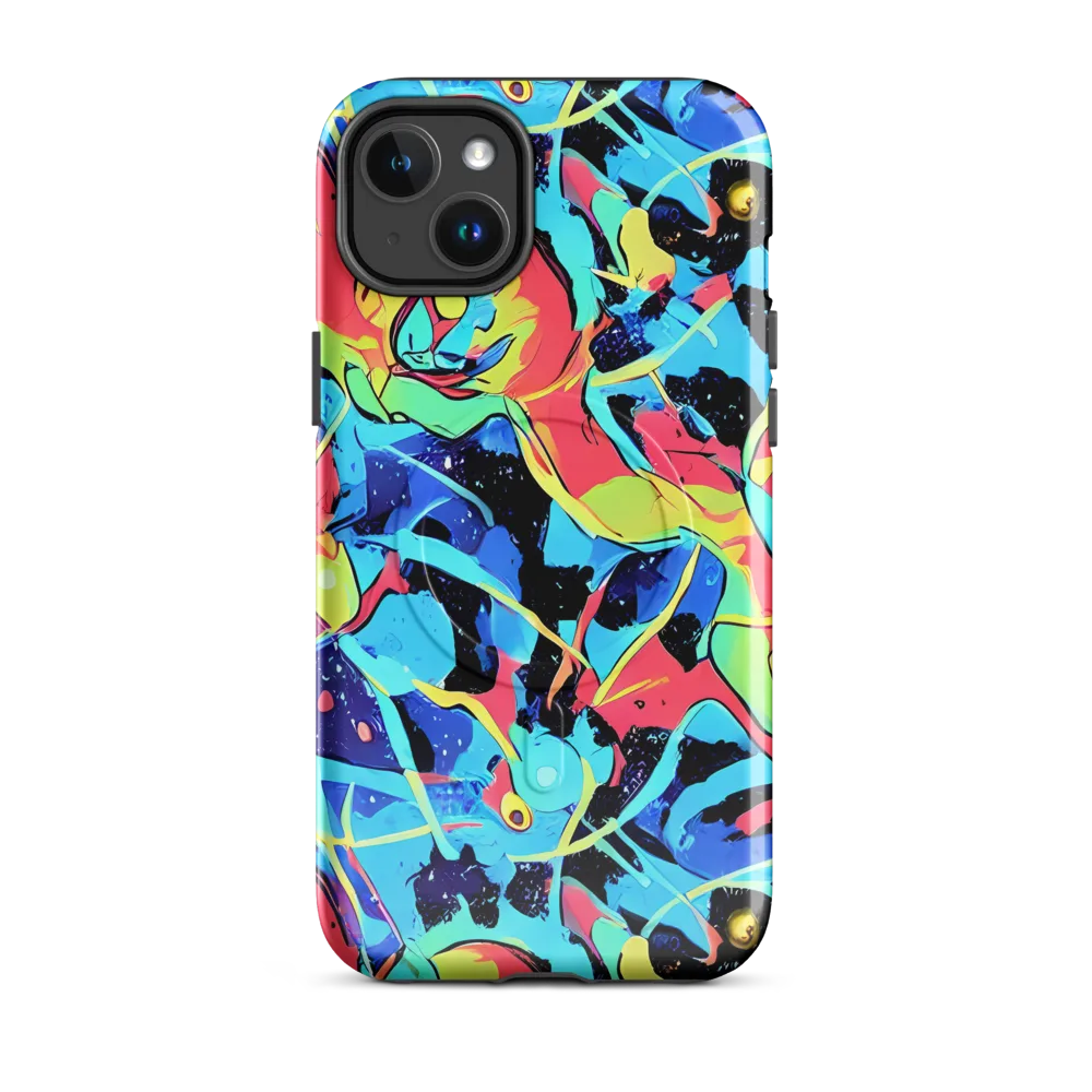 Aqua Mayhem on MagSafe Tough Case for iPhone® — Front