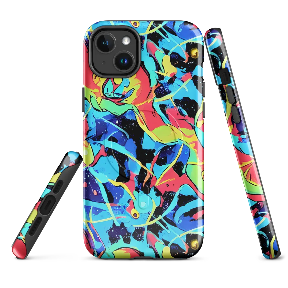Aqua Mayhem on MagSafe Tough Case for iPhone® — Front