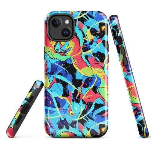 Aqua Mayhem on a MagSafe Tough Case for iPhone®