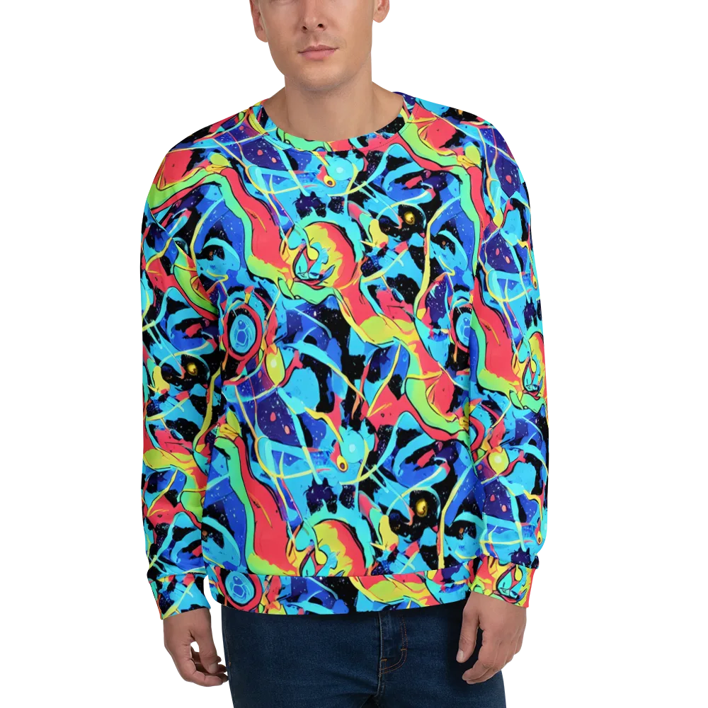 Aqua Mayhem on Sweatshirt — Front