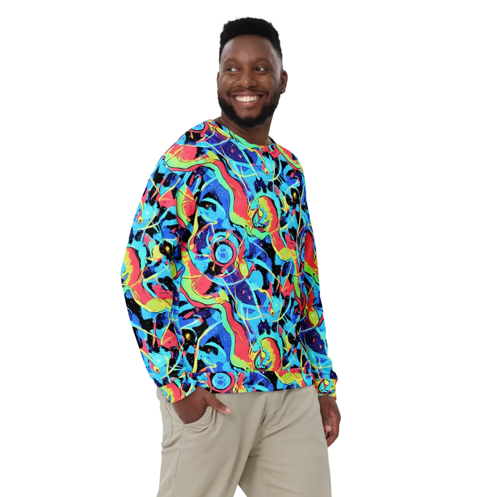 Aqua Mayhem on Sweatshirt — Front
