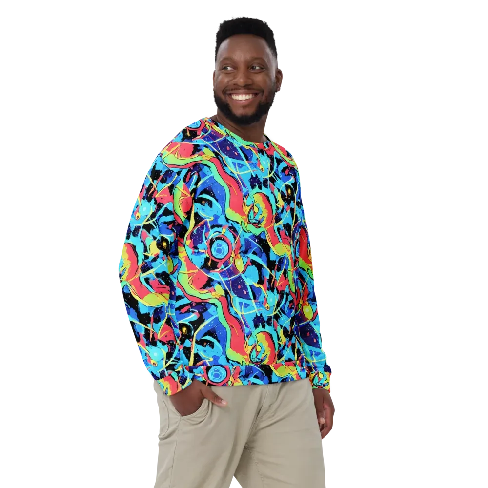 Aqua Mayhem on Sweatshirt — Front