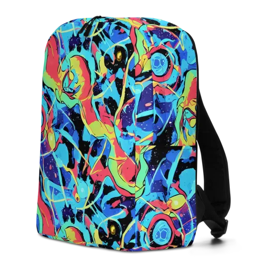 Aqua Mayhem on a Minimalist Backpack
